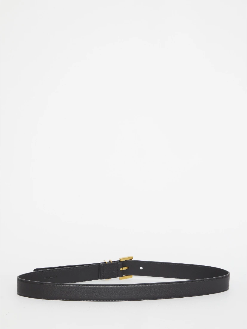 Monogram thin belt
