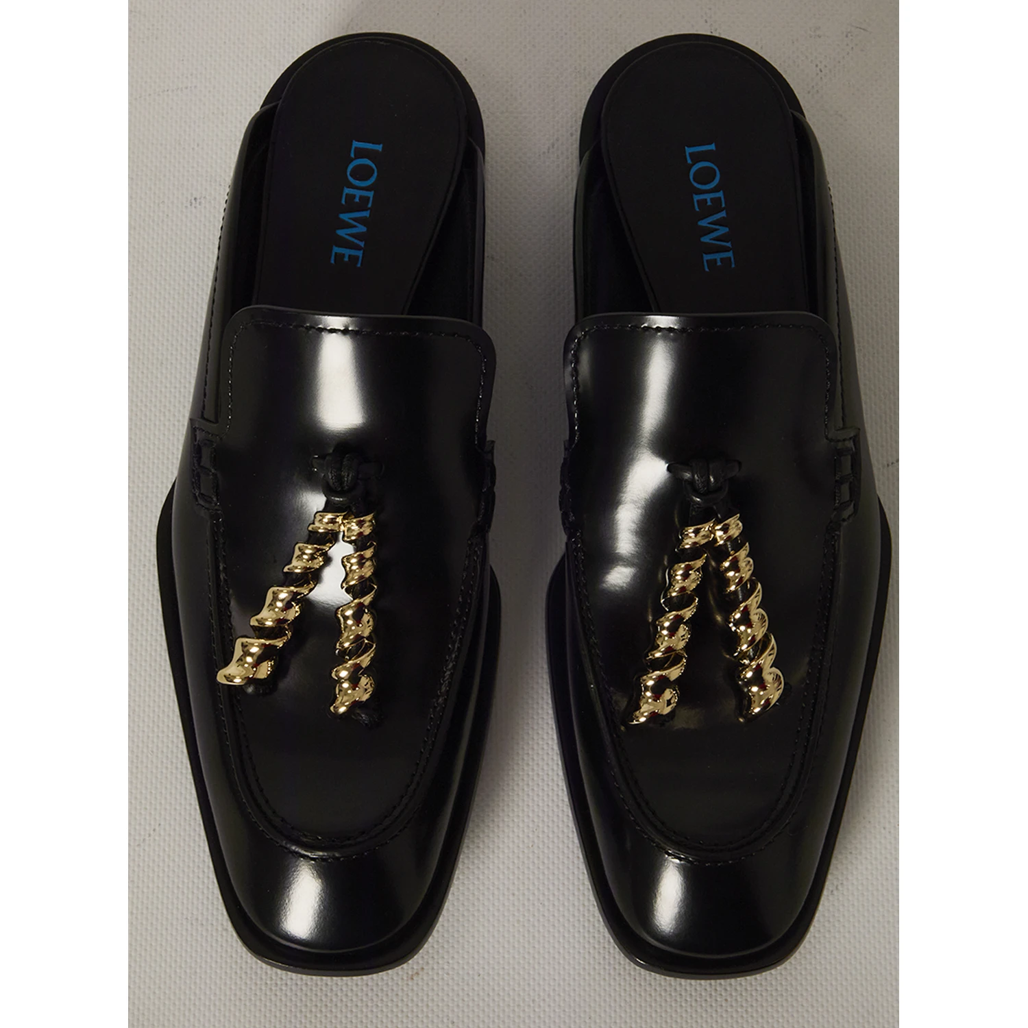 Edge mule loafers