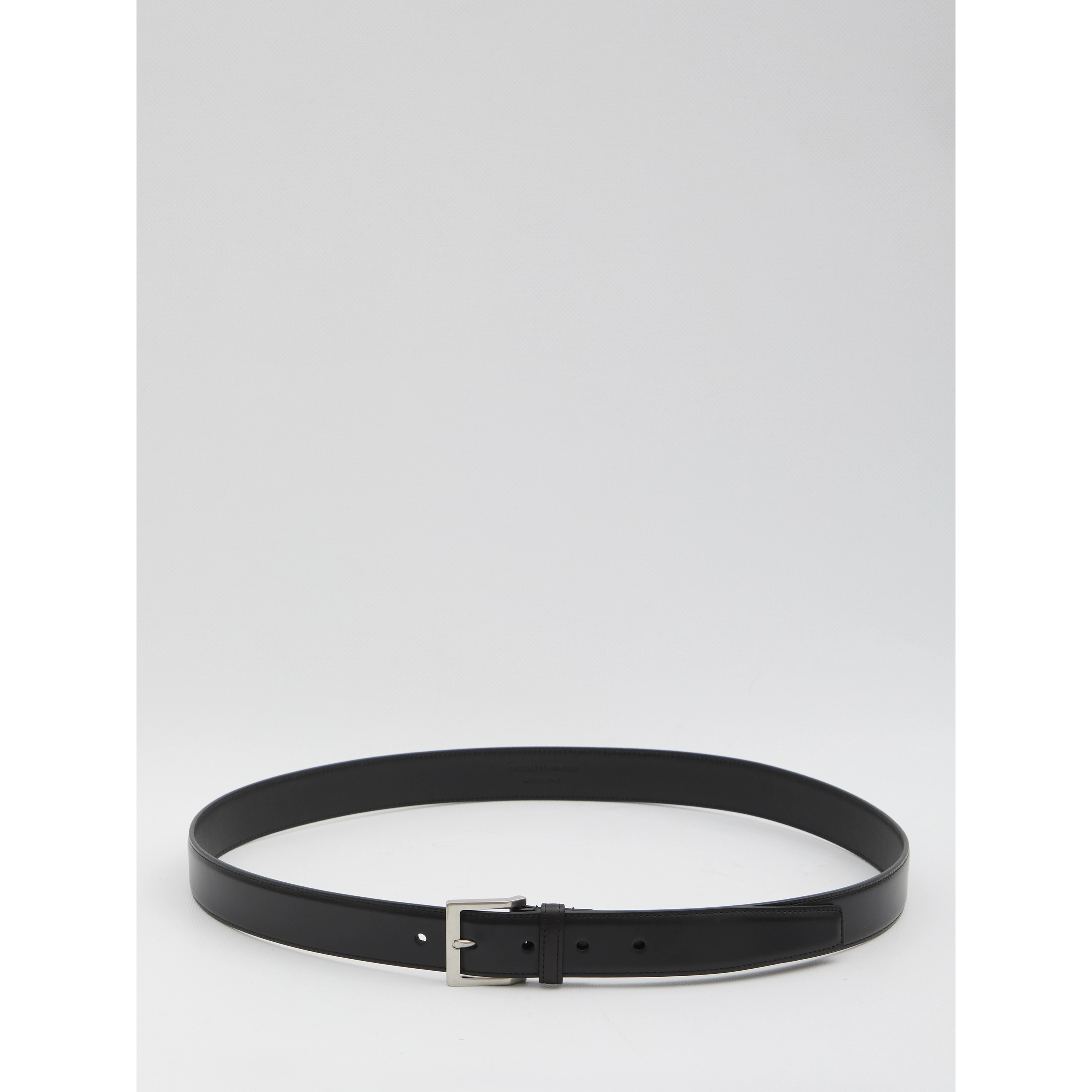 Belt with square buckle