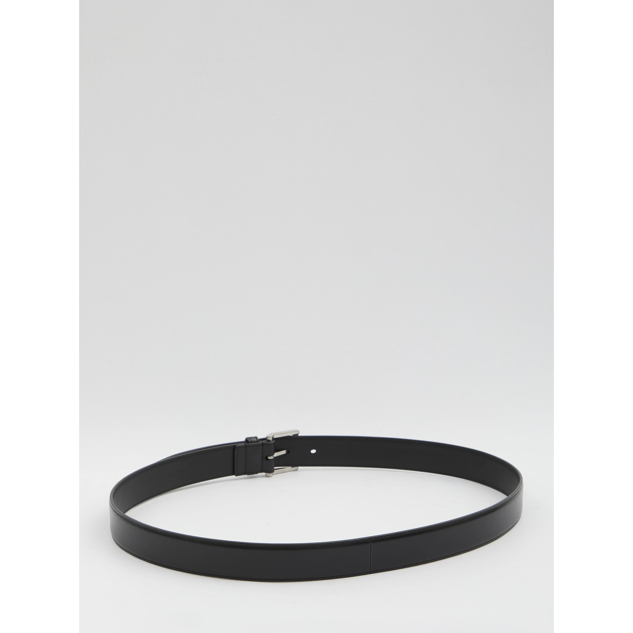 Belt with square buckle