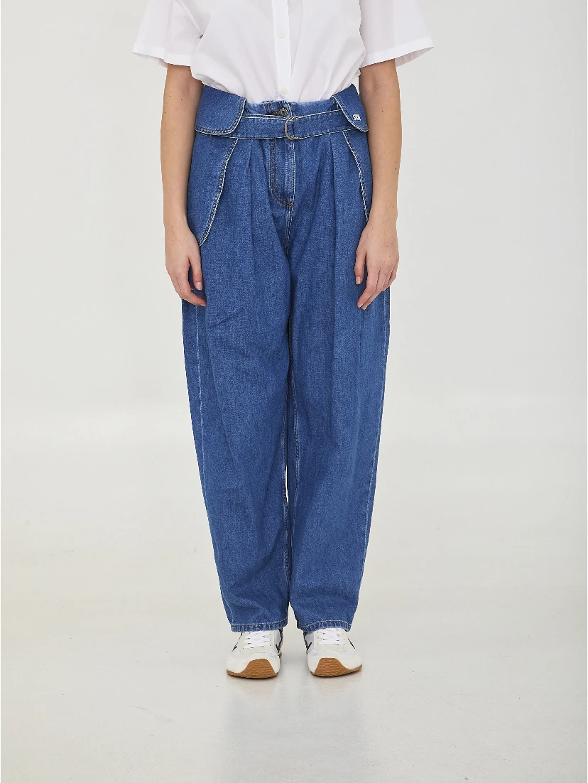 Cargo jeans in denim