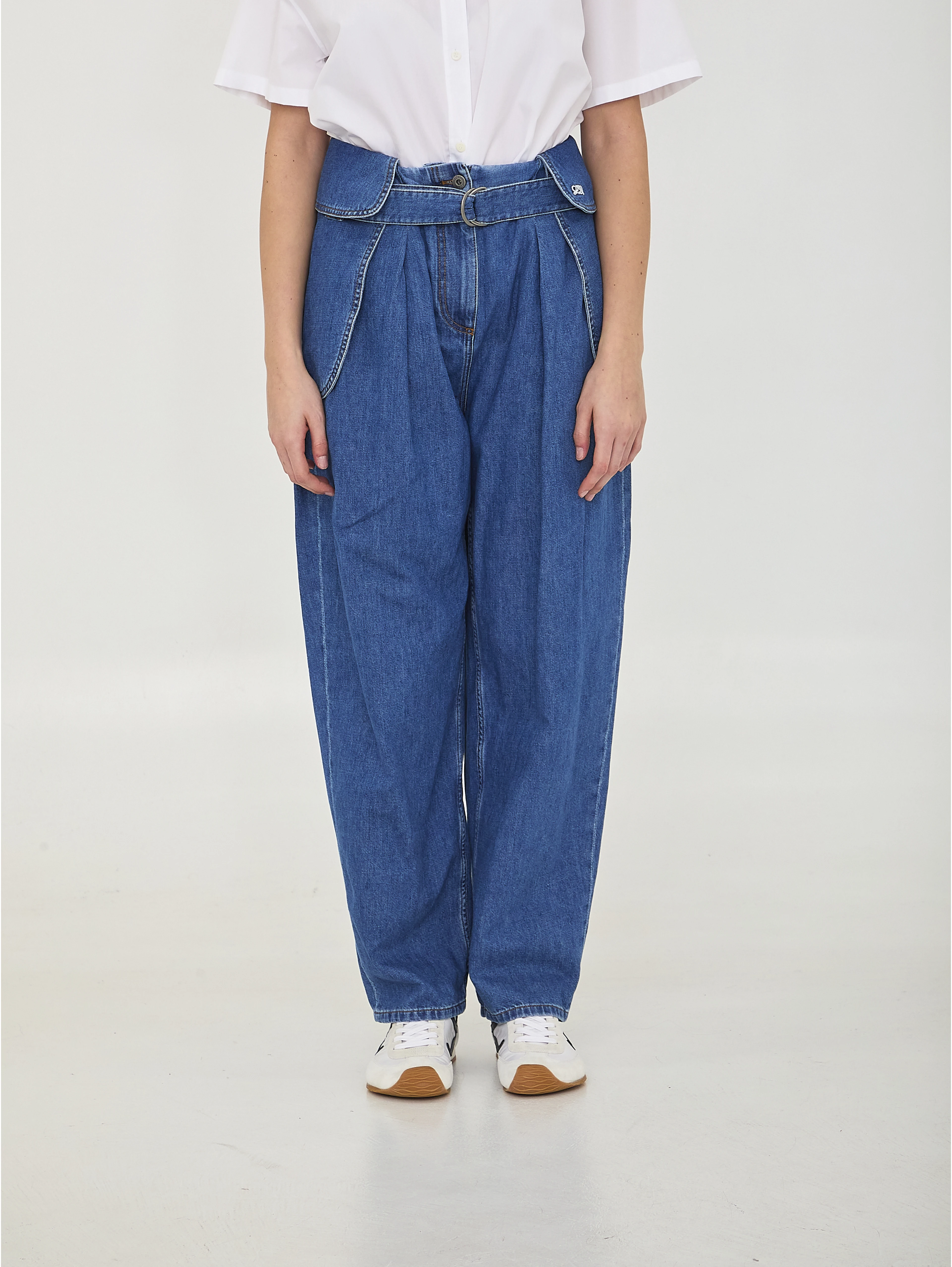 Cargo jeans in denim