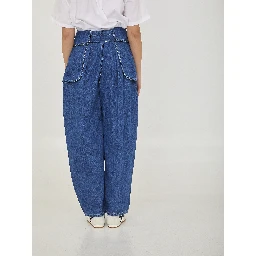 Cargo jeans in denim
