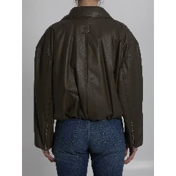 Lamb nappa biker jacket