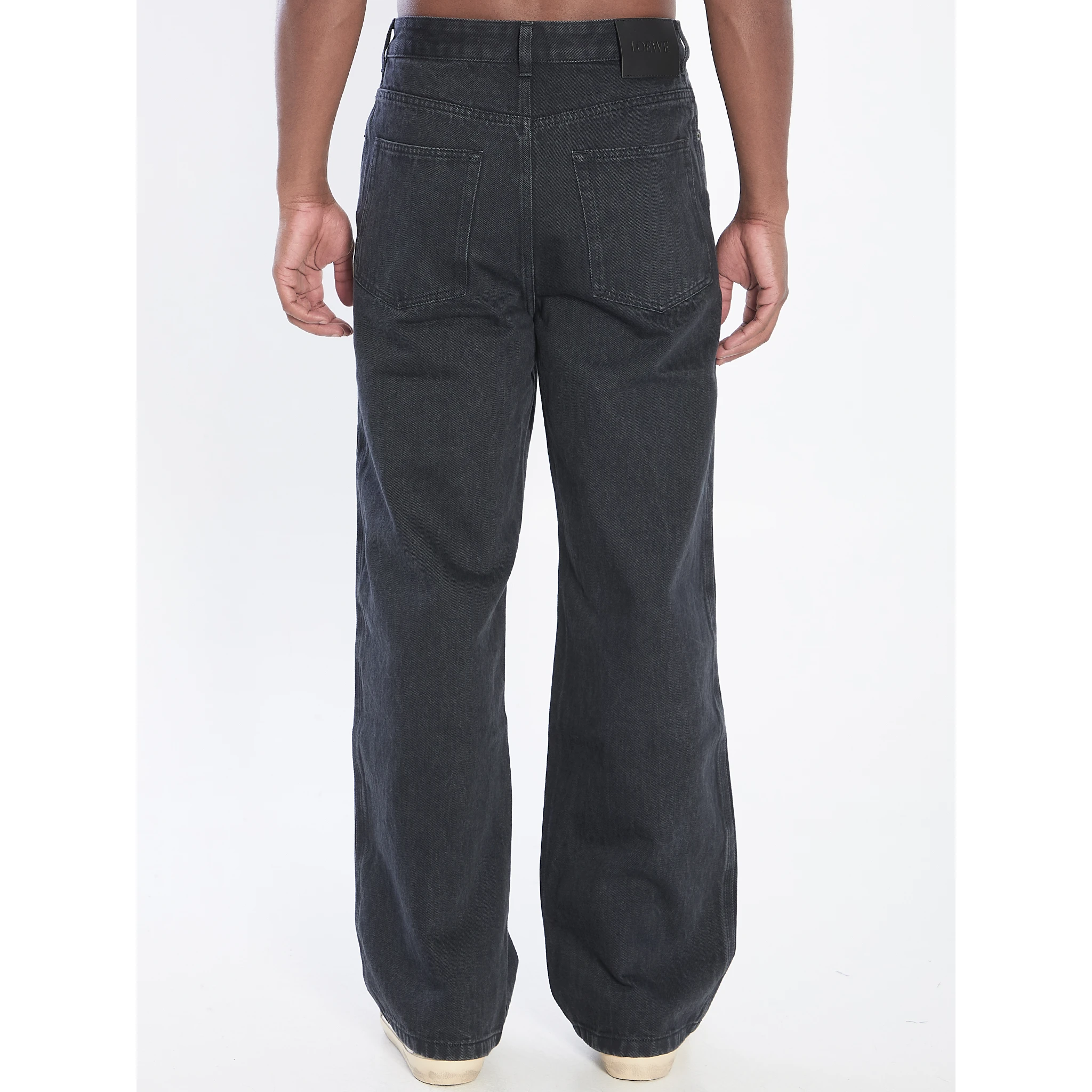 Baggy Anagram denim pants