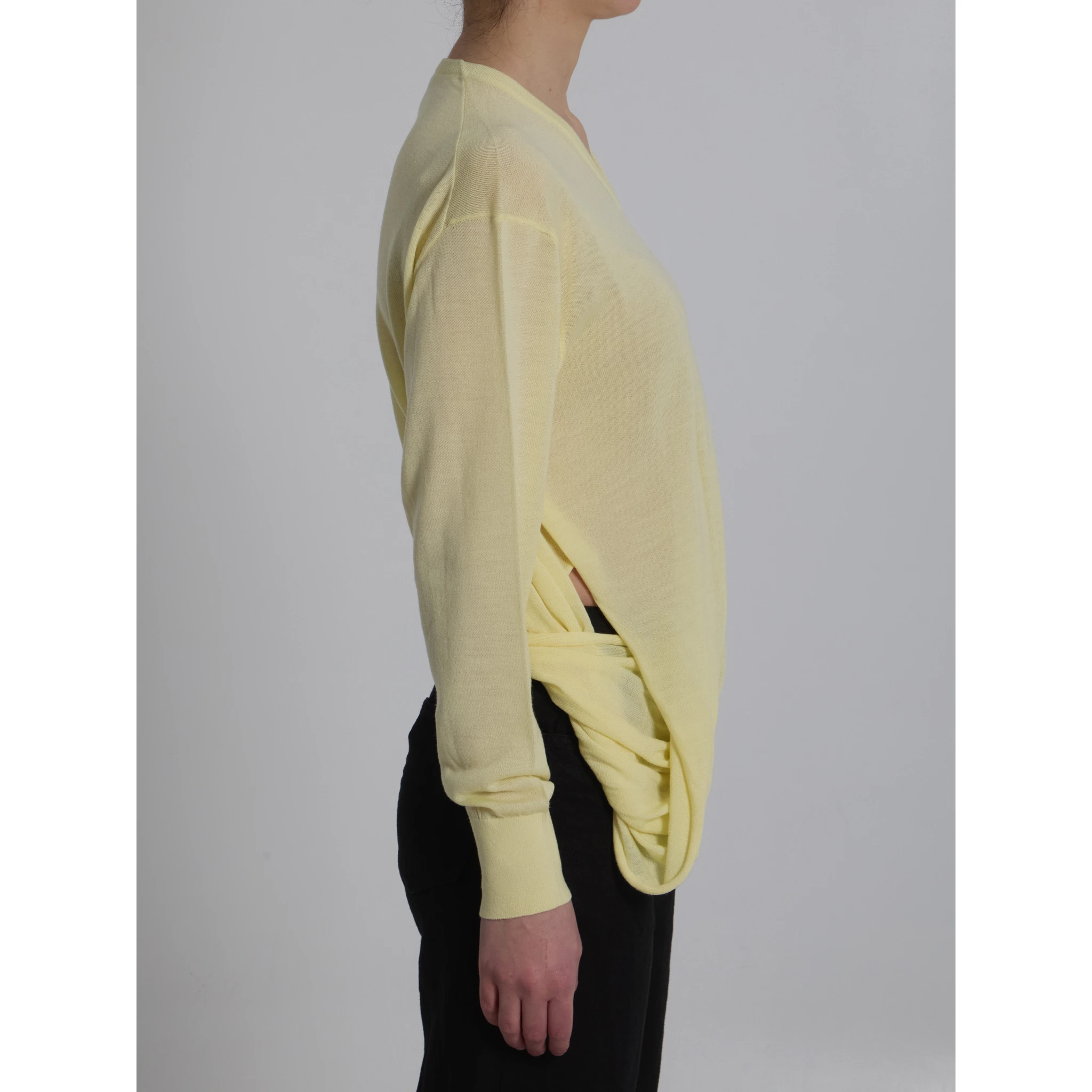 Light yellow wool sweater
