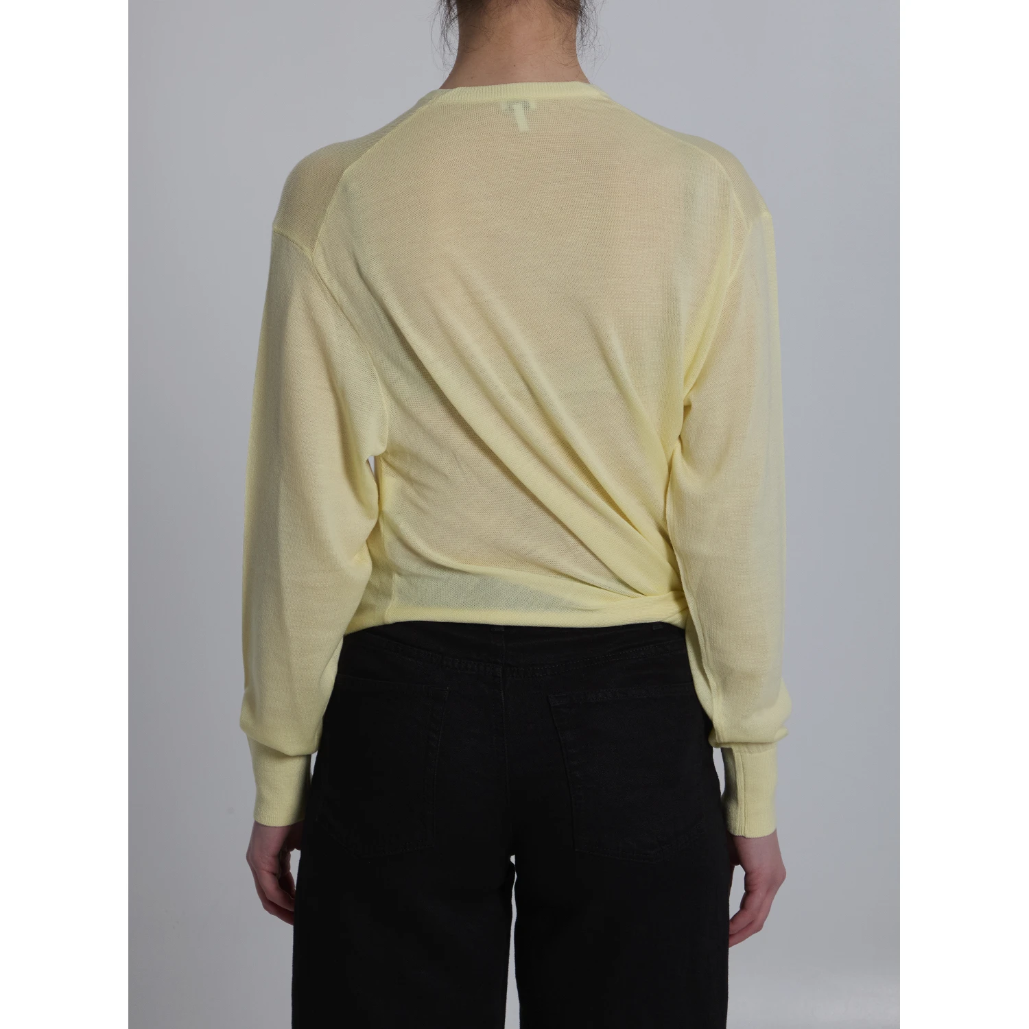 Light yellow wool sweater