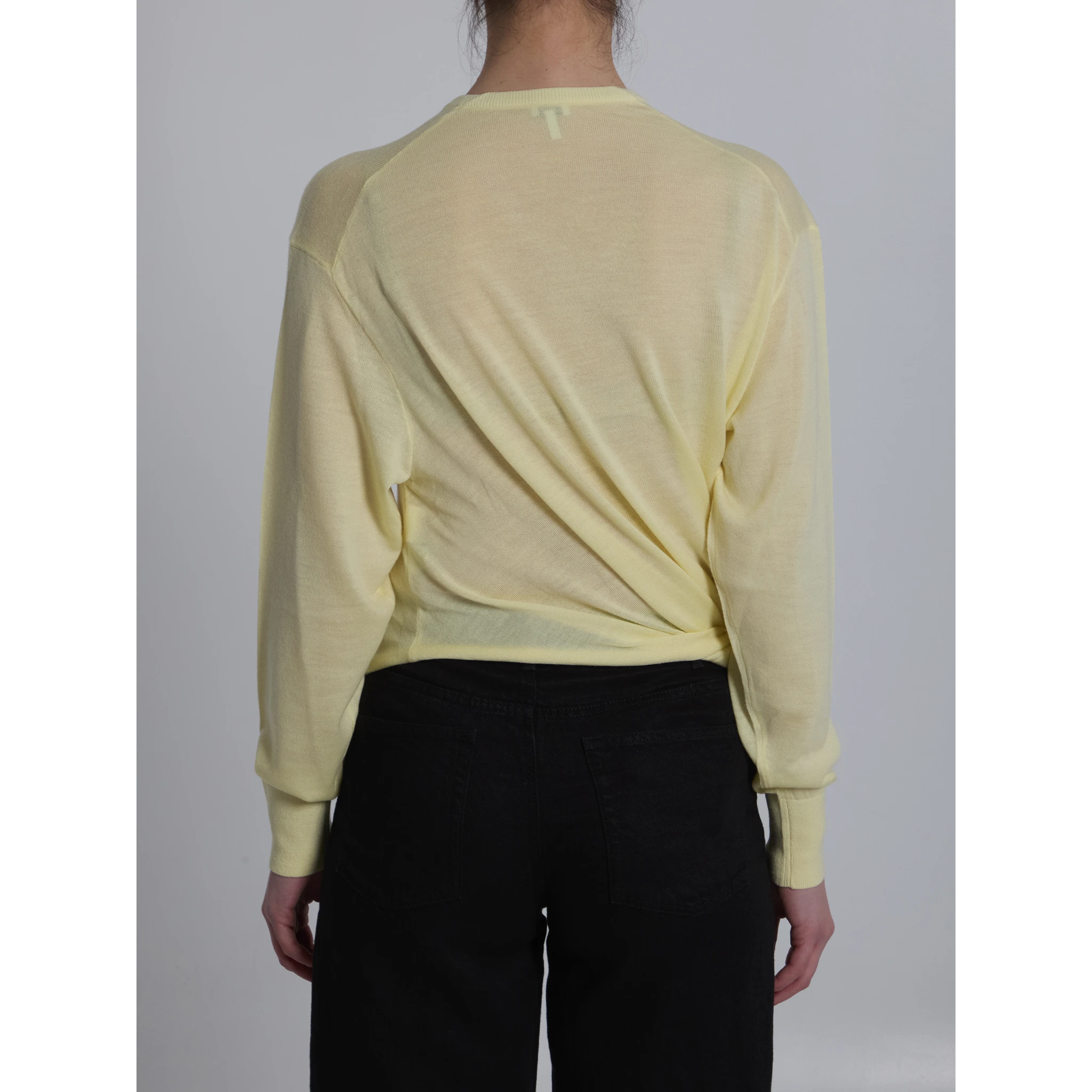 Light yellow wool sweater