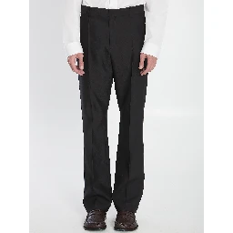 Tailored Wool and Silk Trousers