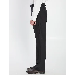 Tailored Wool and Silk Trousers