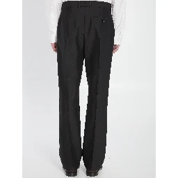 Tailored Wool and Silk Trousers