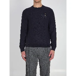 Futurist Cat wool sweater