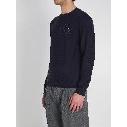Futurist Cat wool sweater