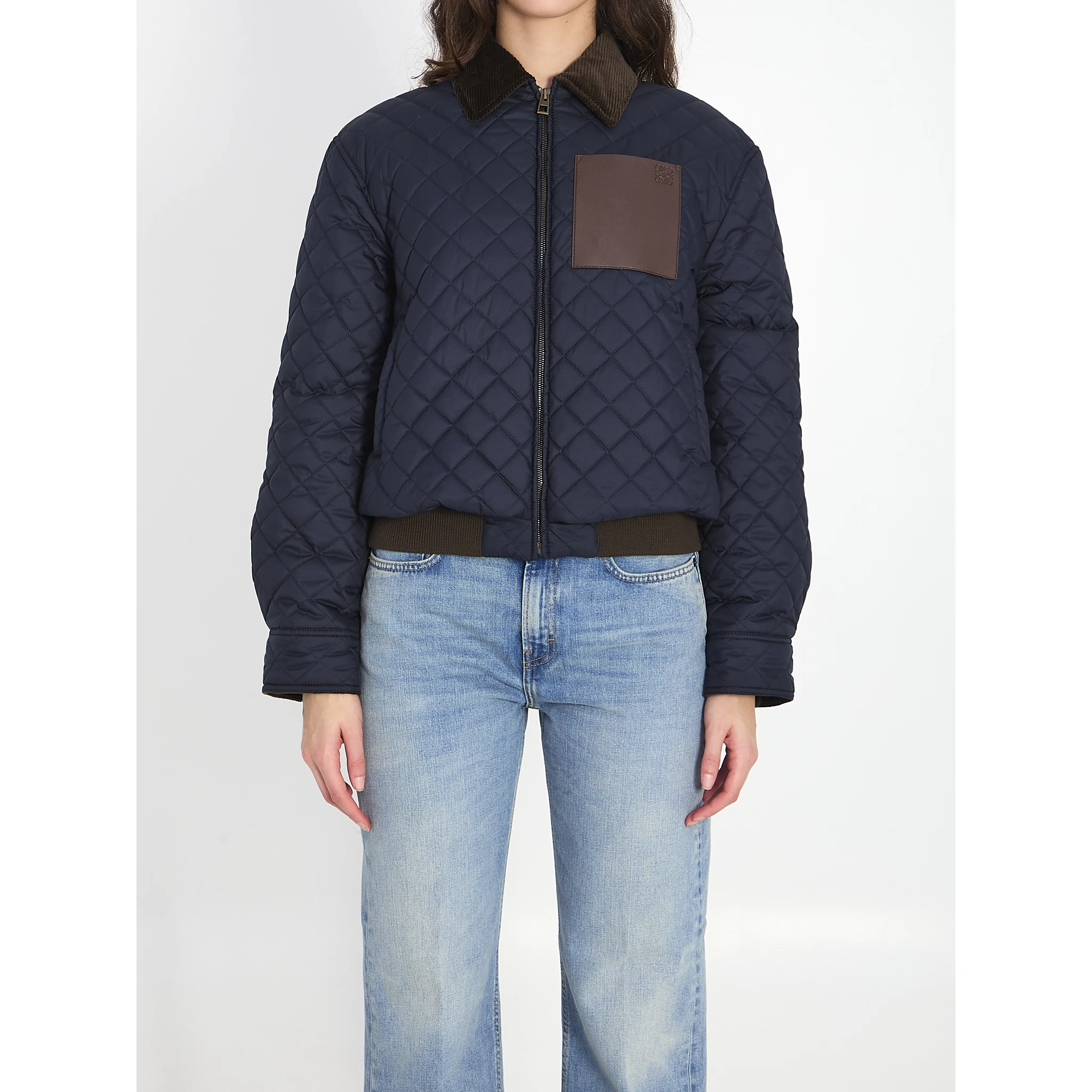 Quilted short jacket