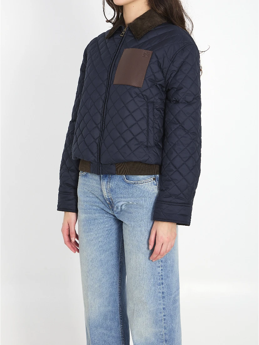 Quilted short jacket