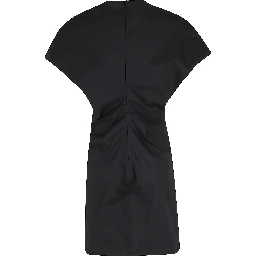 ABITO CORTO SCOLLO V IN POPELINE