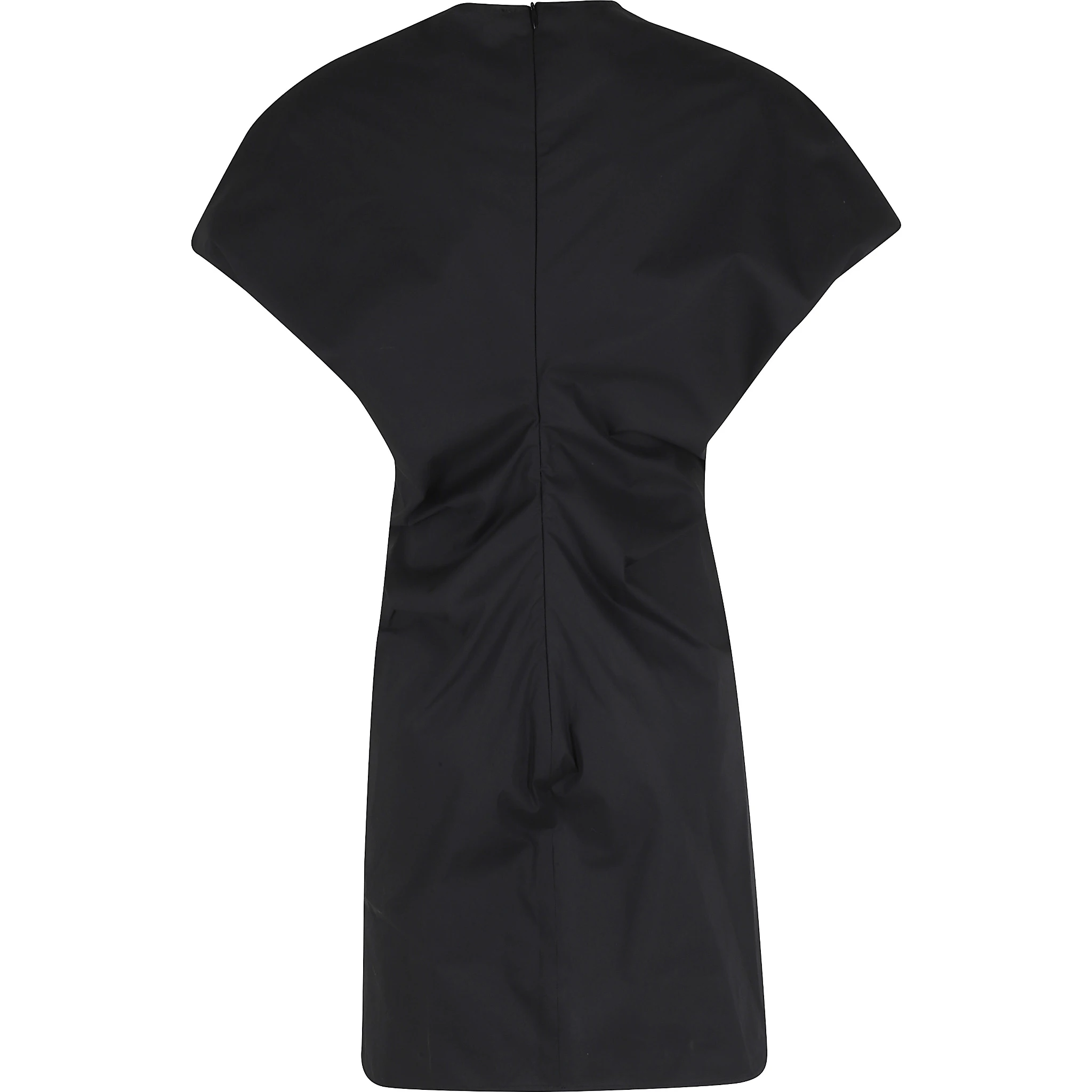 ABITO CORTO SCOLLO V IN POPELINE