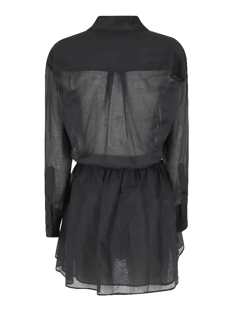 ABITO CORTO ALLACCIATURA A CAMICIA  IN MUSSOLA DI COTONE alternative