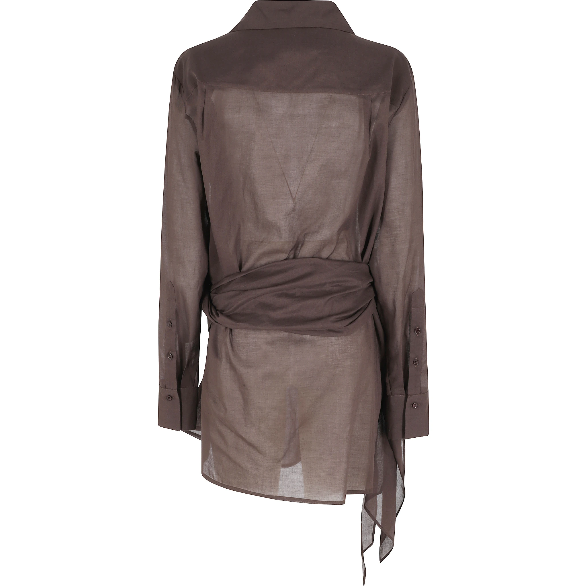 ABITO CORTO CON NODO IN MUSSOLA DI COTONE