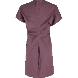 ABITO CORTO SCOLLO V IN POPELINE