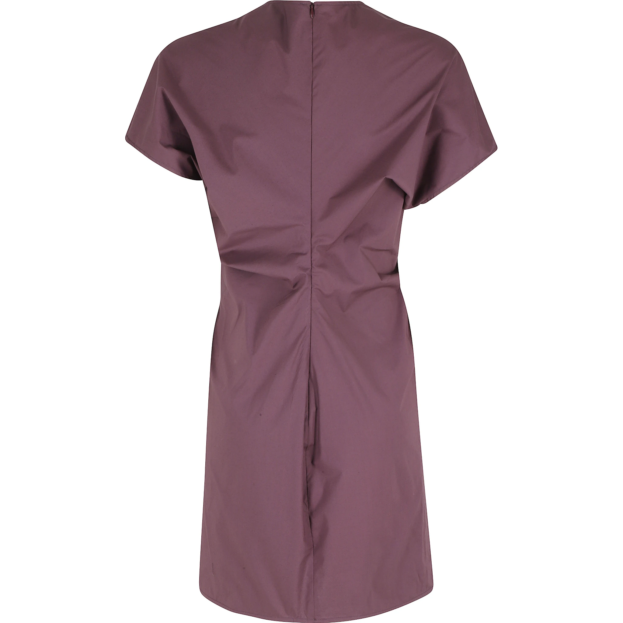 ABITO CORTO SCOLLO V IN POPELINE