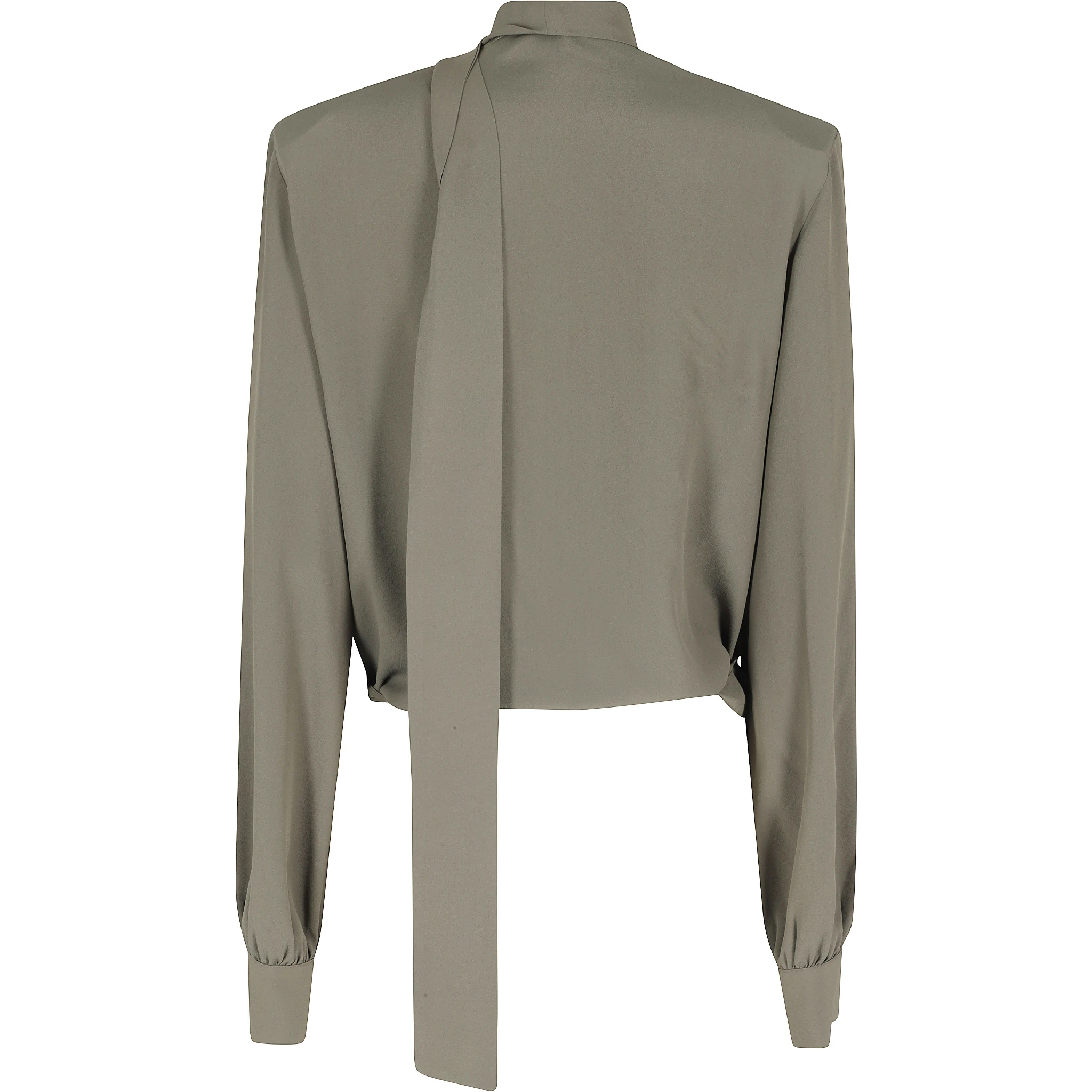 BLUSA INCROCIATA CON SCIARPINA  CREPE DE CHINE