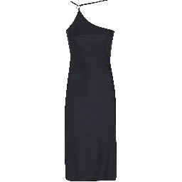 C-LOGO ONE SHOULDER DRESS