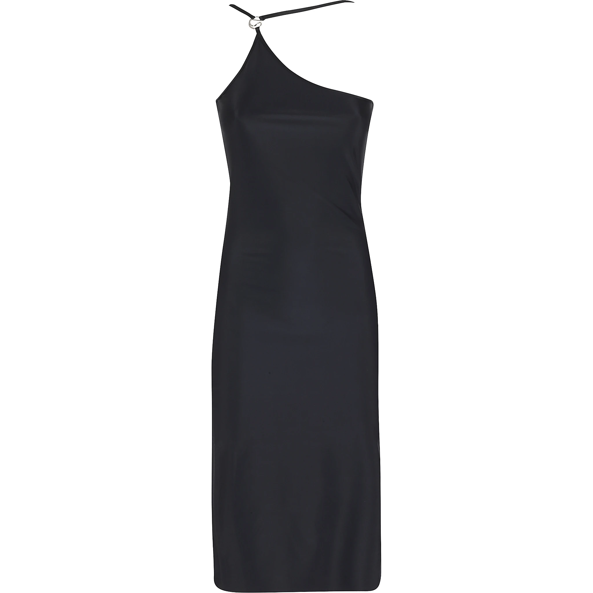 C-LOGO ONE SHOULDER DRESS