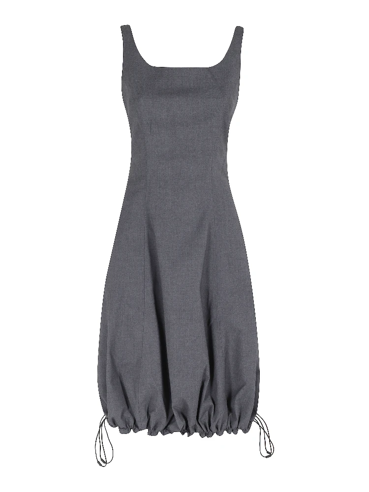 TECHNICAL TAILORED BALLOON DRESS