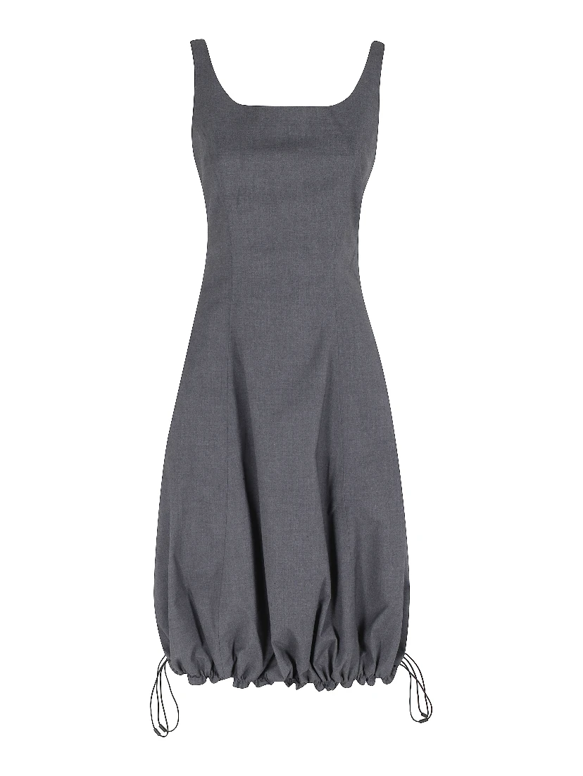 TECHNICAL TAILORED BALLOON DRESS