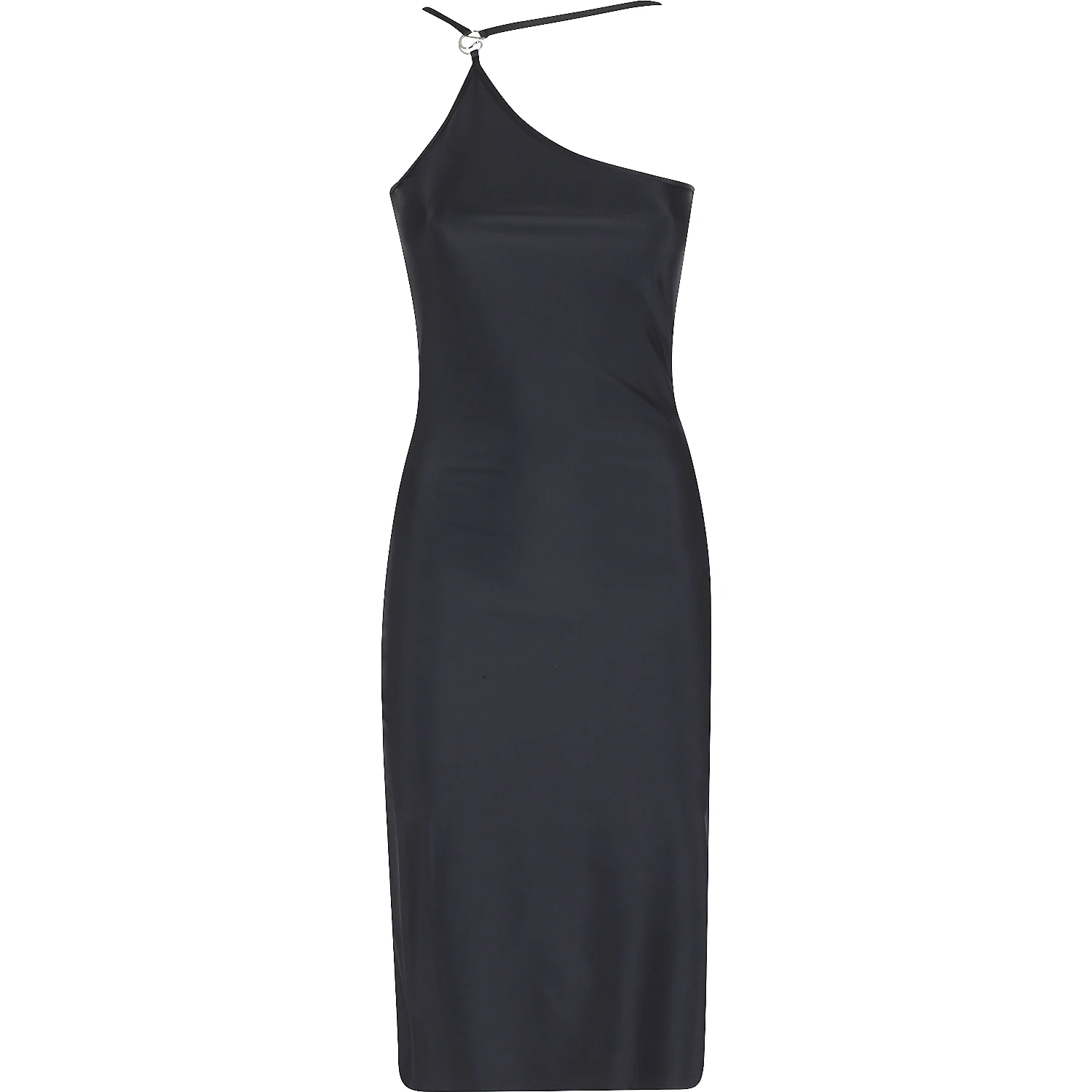 C-LOGO ONE SHOULDER DRESS