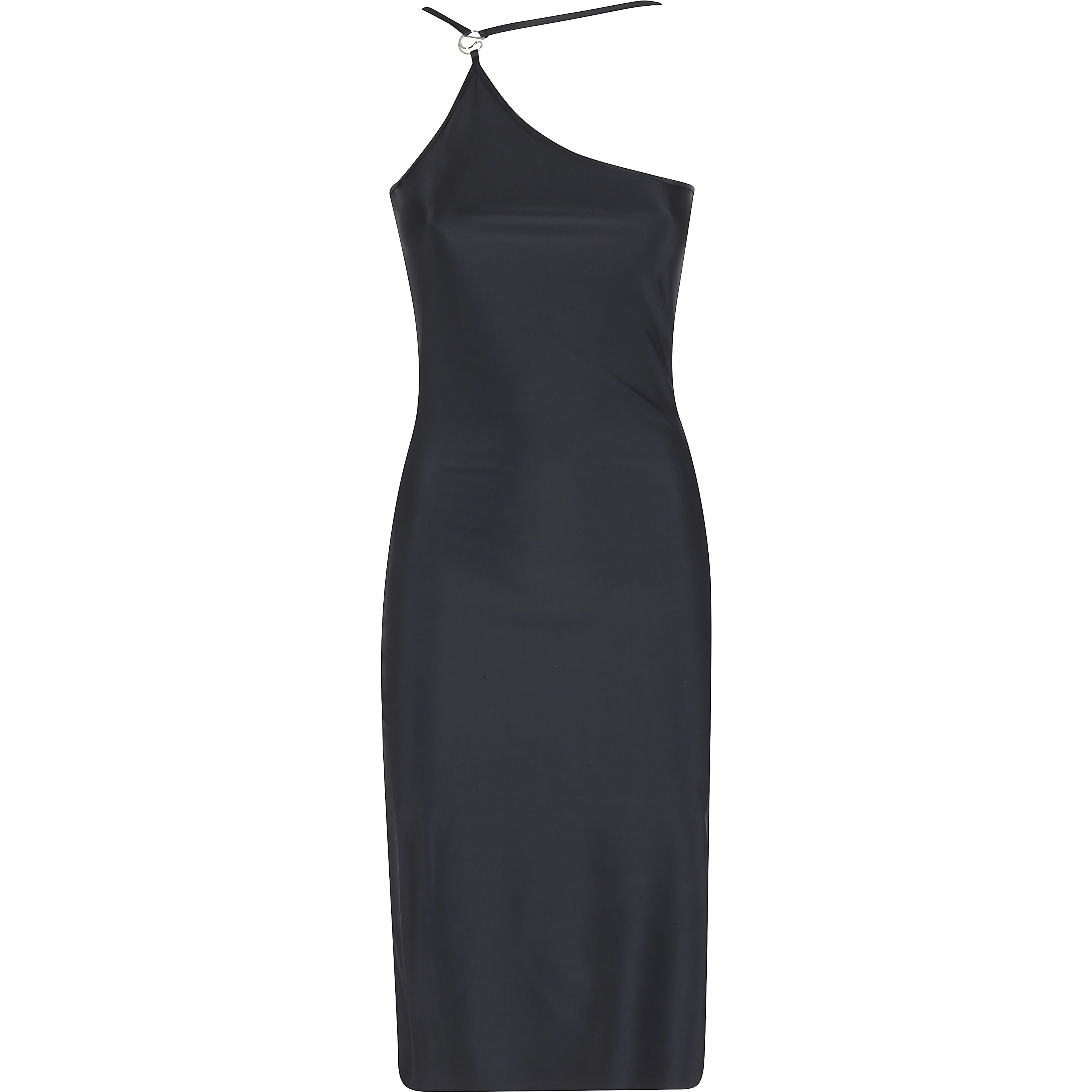 C-LOGO ONE SHOULDER DRESS