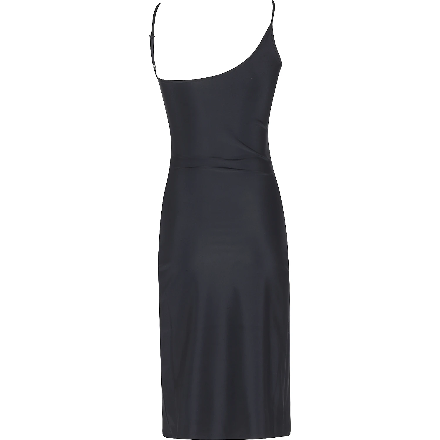 C-LOGO ONE SHOULDER DRESS