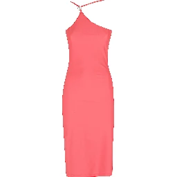 C-LOGO ONE SHOULDER DRESS