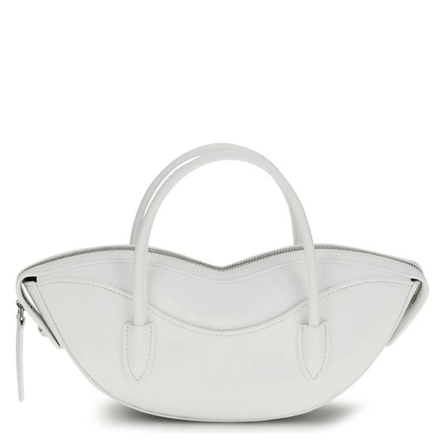 White Calf Leather Bos Taurus Handbag