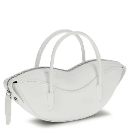 White Calf Leather Bos Taurus Handbag