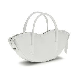 White Calf Leather Bos Taurus Handbag