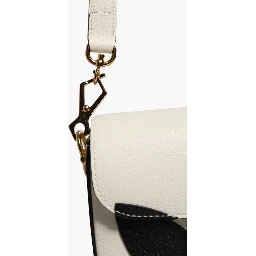 Gucci x Adidas Horsebit 1955 White Black Calfskin Leather Shoulder Bag