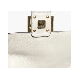 FF Embossed Baguette Nappa Leather Bag