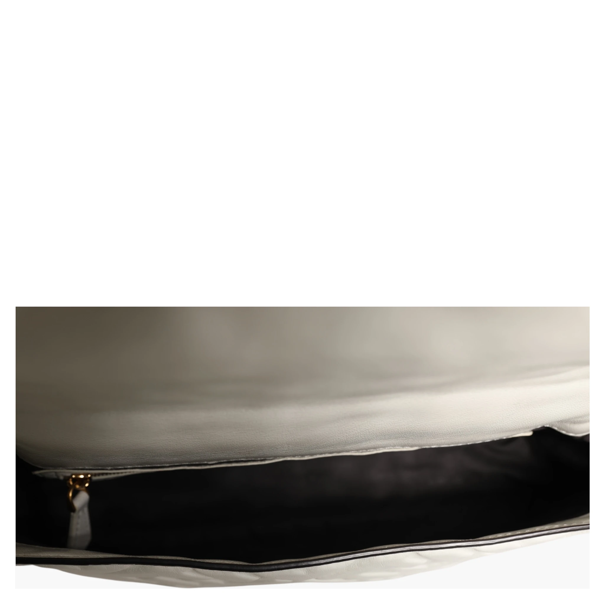 FF Embossed Baguette Nappa Leather Bag