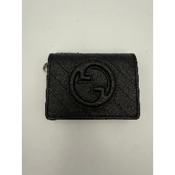 GUCCI GG BLONDIE Black Compact Wallet