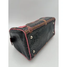 FENDI Bauletto Canvas Selleria Handbag