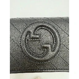 GUCCI GG BLONDIE Black Compact Wallet