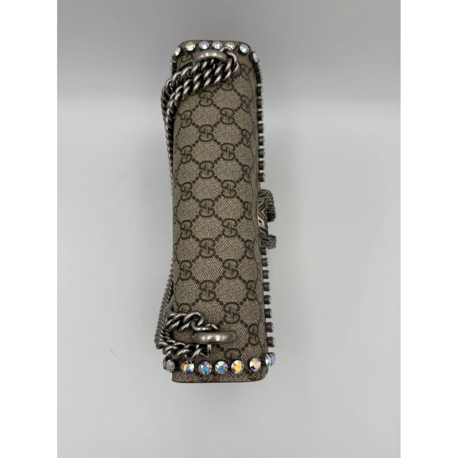 GUCCI DIONYSUS GG Supreme with Diamantes Handbag