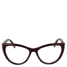 Burgundy Plastic Glasses (Frames)