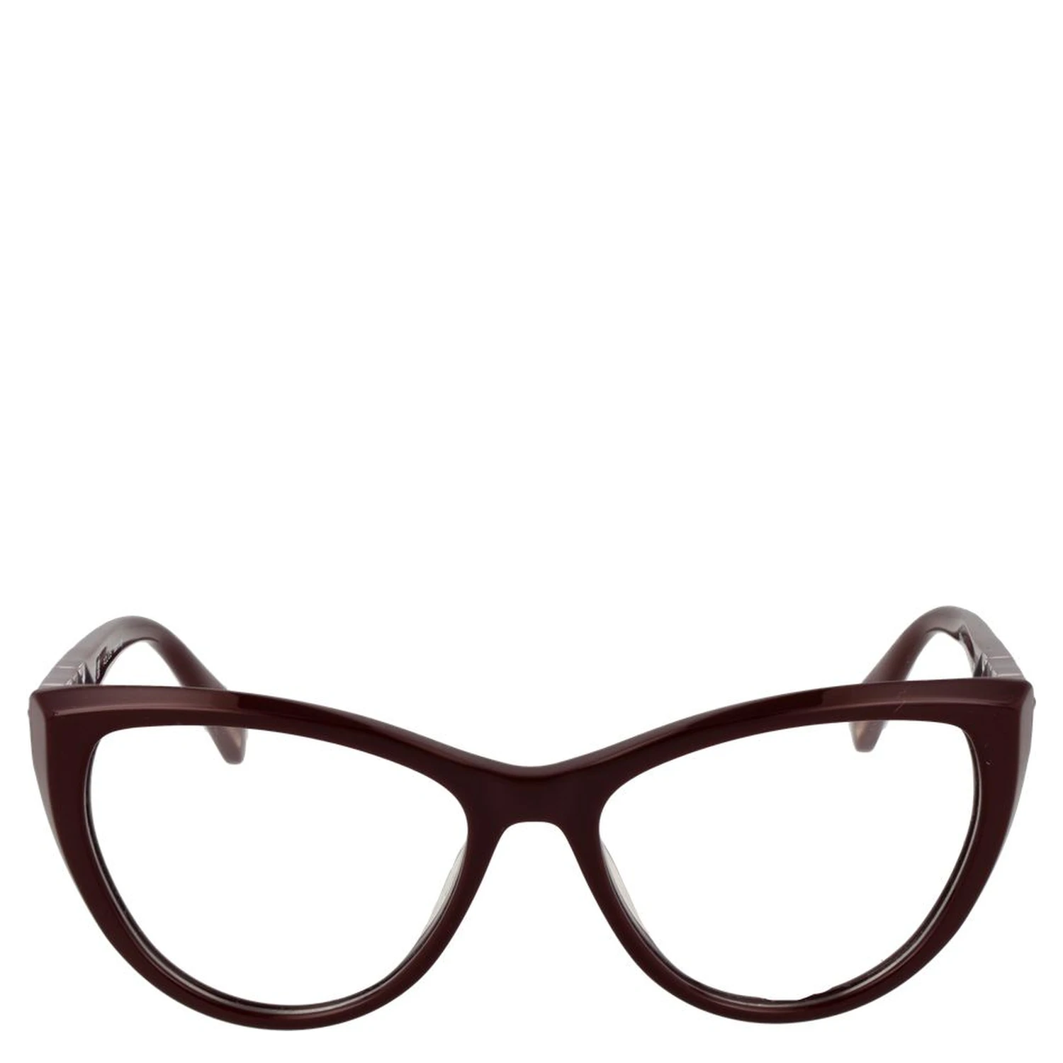 Burgundy Plastic Glasses (Frames)