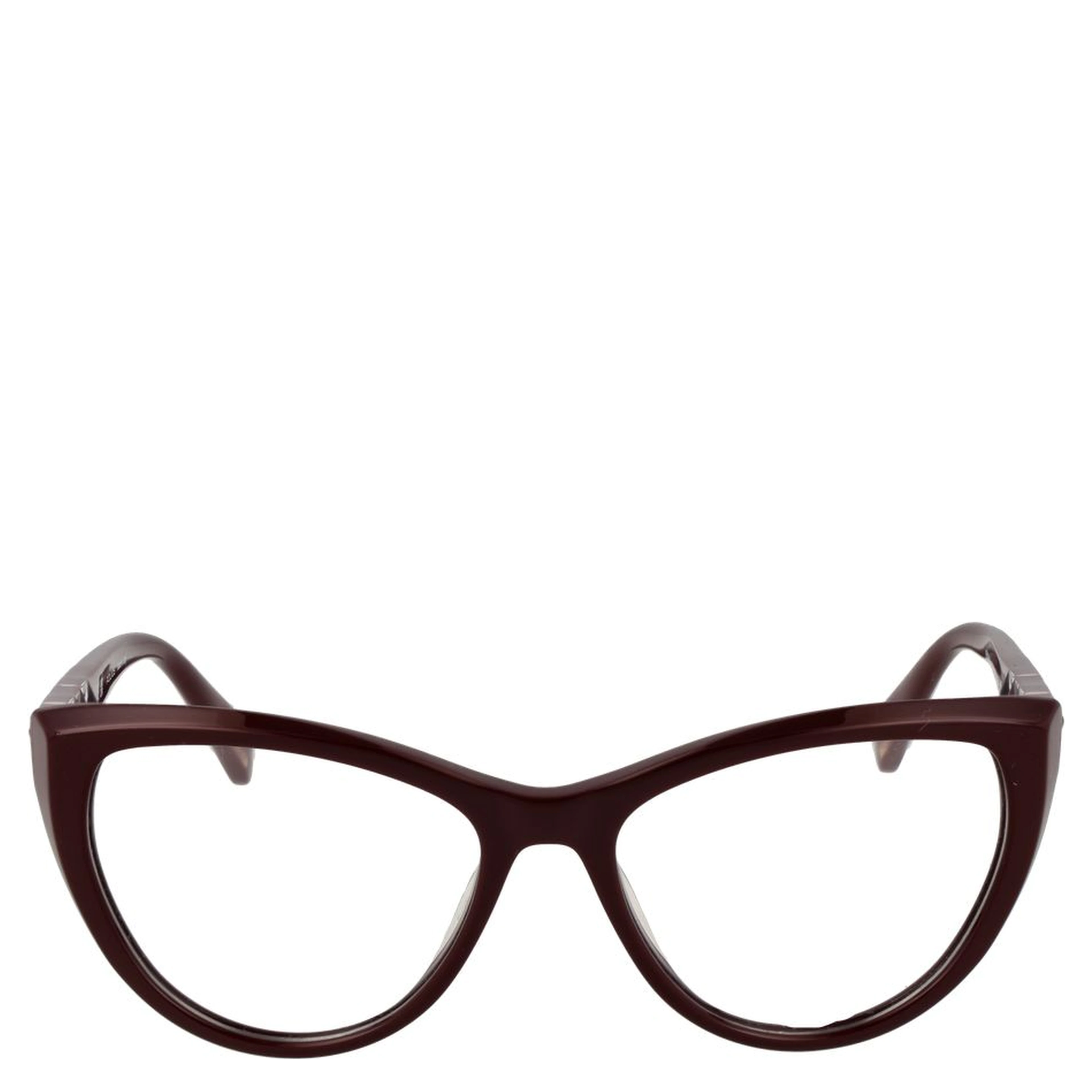 Burgundy Plastic Glasses (Frames)