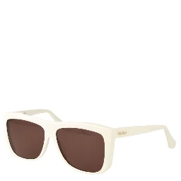 White Acetate Sunglasses