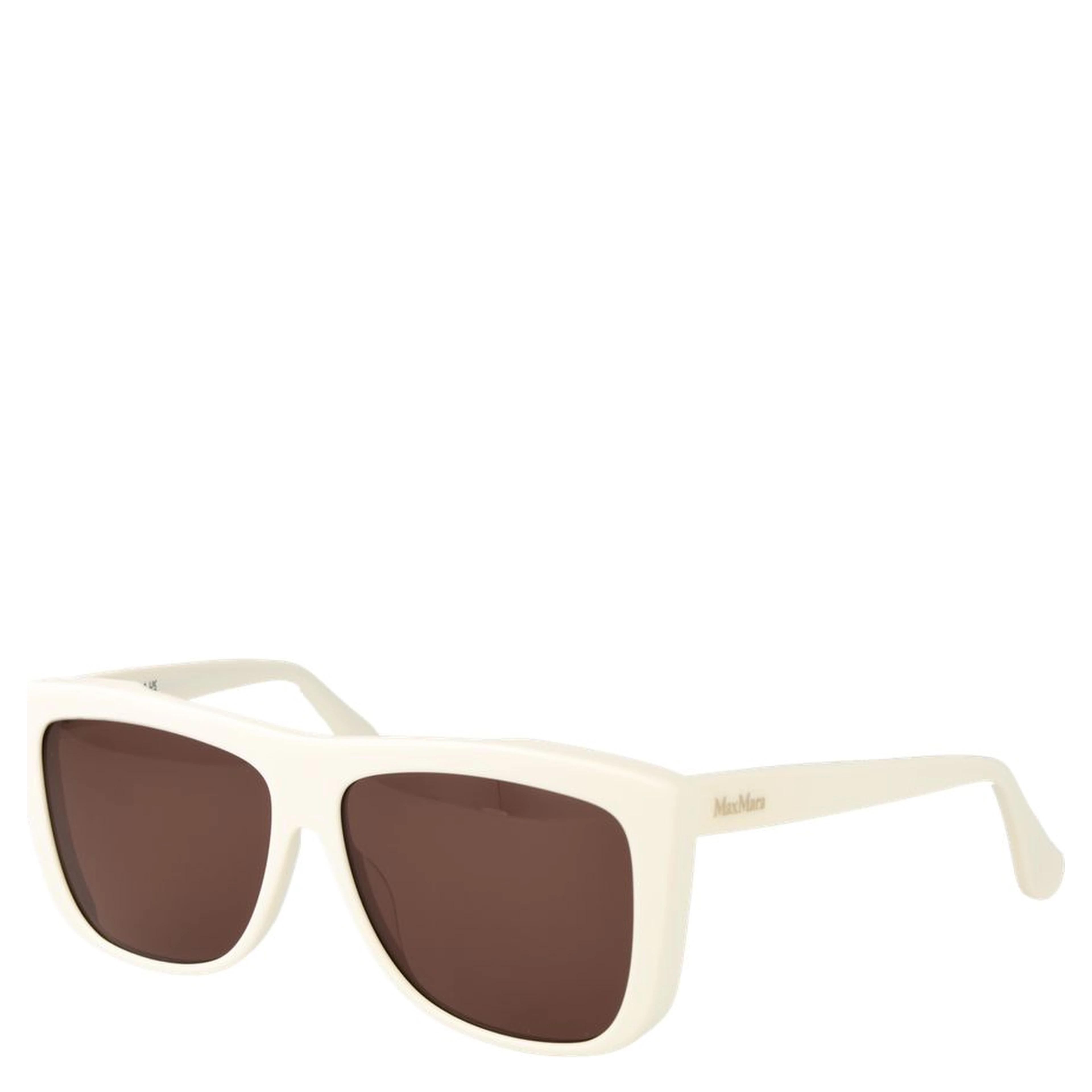 White Acetate Sunglasses