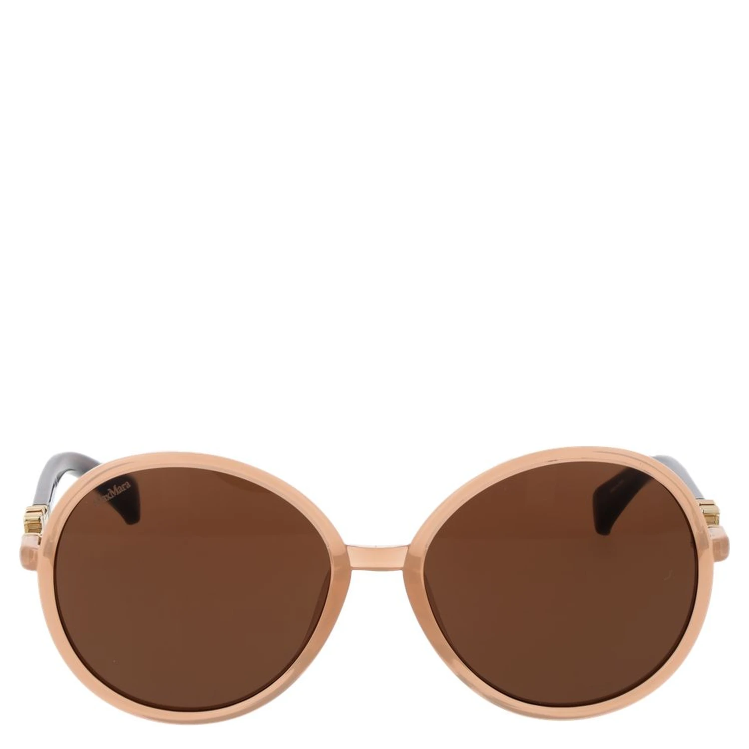 Beige Plastic Sunglasses